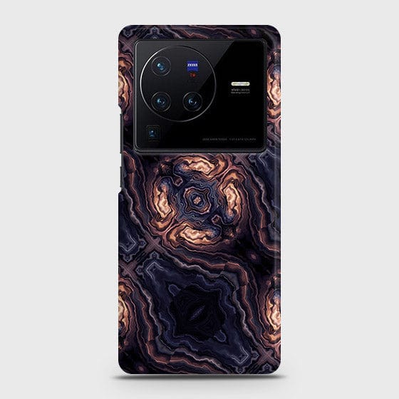 Vivo X80 Cover - Source of Creativity Trendy Printed Hard Case with Life Time Colors Guarantee