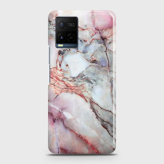 Vivo Y21 Cover - Violet Sky Marble Trendy Printed Hard Case with Life Time Colors Guarantee B52 b56