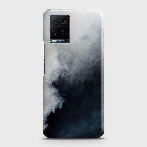 vivo Y33t Cover - Matte Finish - Trendy White Floor Marble Printed Hard Case with Life Time Colors Guarantee ( Fast Delivery )