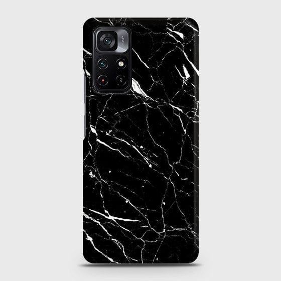 Xiaomi Poco M4 Pro 5G Cover - Trendy Black Marble Printed Hard Case with Life Time Colors Guarantee