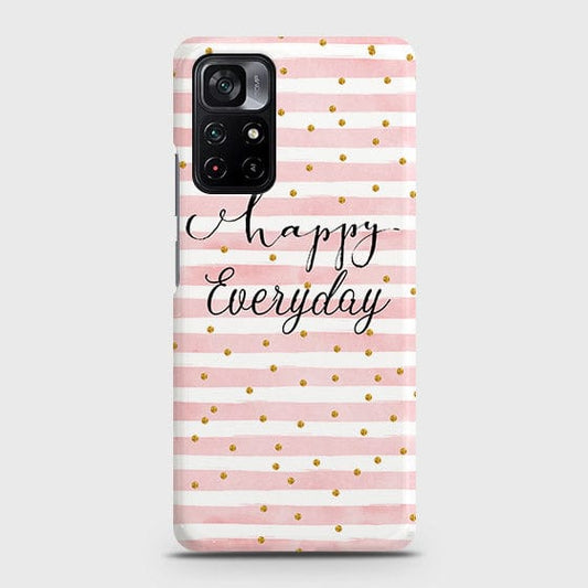 Xiaomi Poco M4 Pro 5G Cover - Trendy Happy Everyday Printed Hard Case with Life Time Colors Guarantee