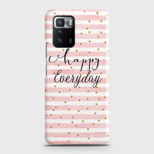 Xiaomi Poco X3 GT Cover - Trendy Happy Everyday Printed Hard Case with Life Time Colors Guarantee