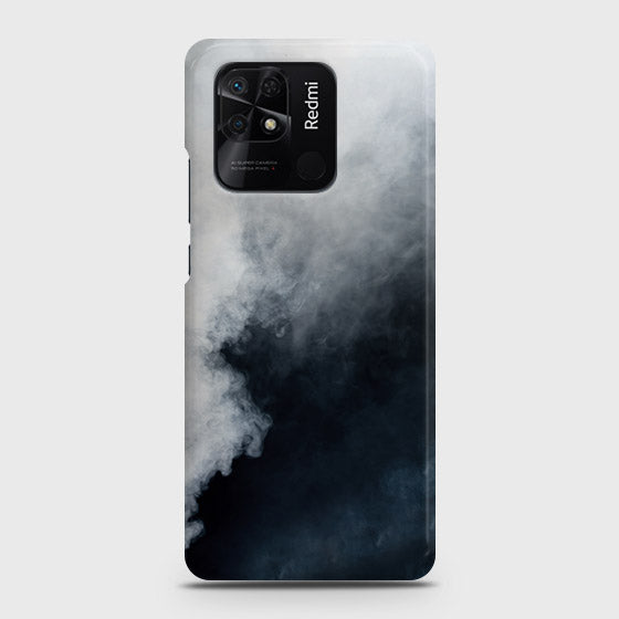 Xiaomi Redmi 10C Cover - Matte Finish - Trendy White Floor Marble Printed Hard Case with Life Time Colors Guarantee