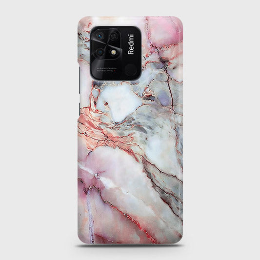 Xiaomi Redmi 10C Cover - Violet Sky Marble Trendy Printed Hard Case with Life Time Colors Guarantee