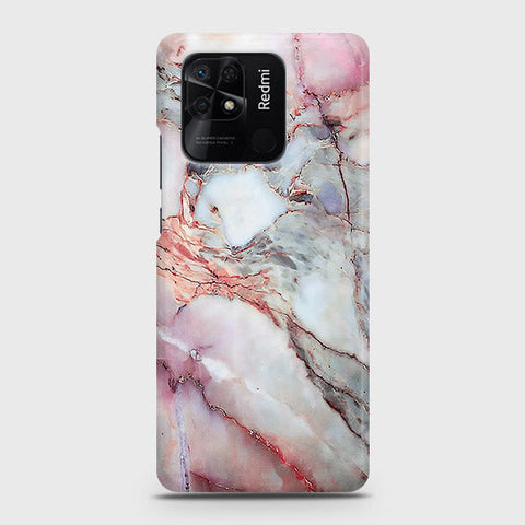 Xiaomi Redmi 10C Cover - Violet Sky Marble Trendy Printed Hard Case with Life Time Colors Guarantee