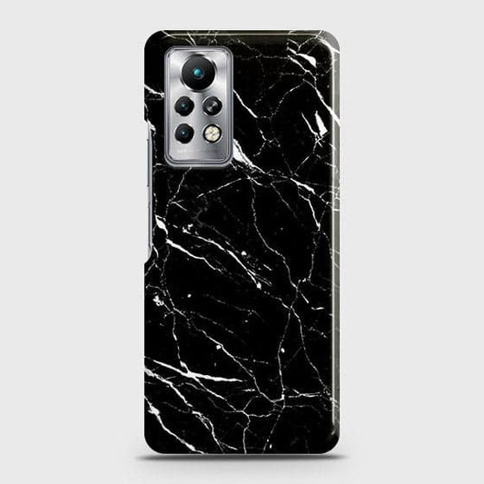 Infinix Note 11 Pro Cover - Trendy Black Marble Printed Hard Case with Life Time Colors Guarantee