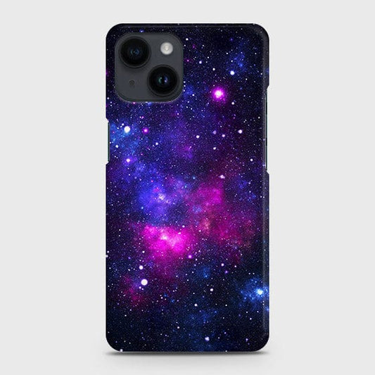 iPhone 14 Plus Cover - Dark Galaxy Stars Modern Printed Hard Case with Life Time Colors Guarantee