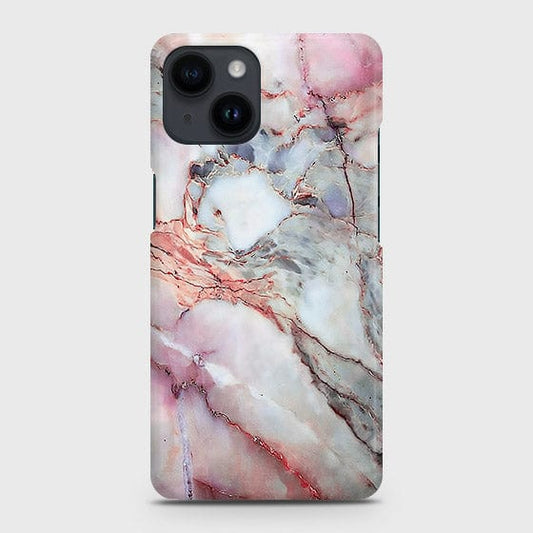 iPhone 14 Plus Cover - Violet Sky Marble Trendy Printed Hard Case with Life Time Colors Guarantee