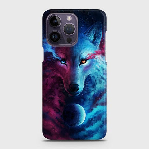 iPhone 14 Pro Cover - Infinity Wolf Trendy Printed Hard Case with Life Time Colors Guarantee