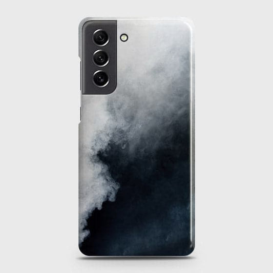 Samsung Galaxy S21 FE 5G Cover - Matte Finish - Trendy White Floor Marble Printed Hard Case with Life Time Colors Guarantee