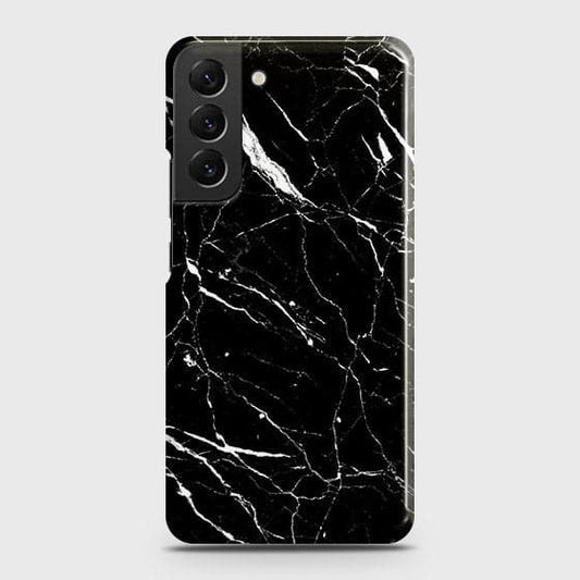 Samsung Galaxy S22 Plus 5G Cover - Trendy Black Marble Printed Hard Case with Life Time Colors Guarantee