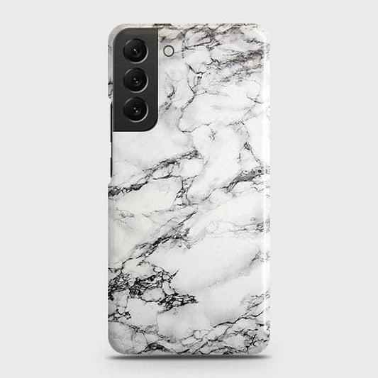 Samsung Galaxy S22 Plus 5G Cover - Matte Finish - Trendy White Floor Marble Printed Hard Case with Life Time Colors Guarantee (Fast Delivery)(FS)