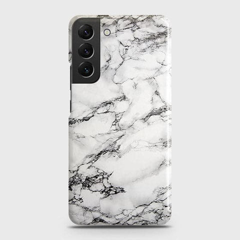Samsung Galaxy S22 Plus 5G Cover - Matte Finish - Trendy White Floor Marble Printed Hard Case with Life Time Colors Guarantee (Fast Delivery)(FS)