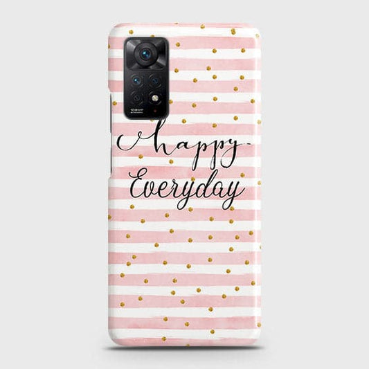 Xiaomi Redmi Note 11 Pro 5G Cover - Trendy Happy Everyday Printed Hard Case with Life Time Colors Guarantee