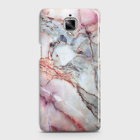 OnePlus 3 Cover - Violet Sky Marble Trendy Printed Hard Case with Life Time Colors Guarantee