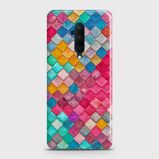 OnePlus 7T Pro Cover - Chic Colorful Mermaid Printed Hard Case with Life Time Colors Guarantee