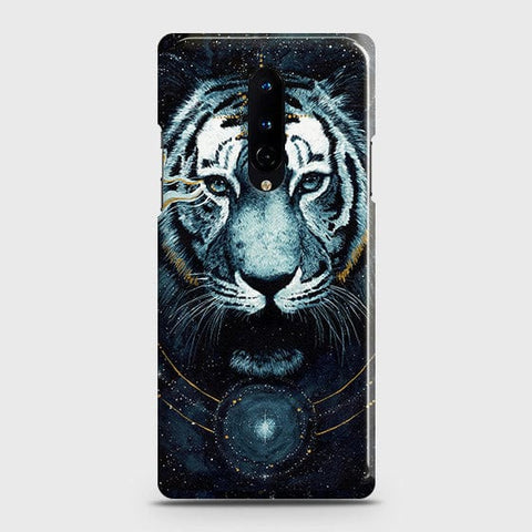 OnePlus 8 5G Cover - Vintage Galaxy Tiger Printed Hard Case with Life Time Colors Guarantee