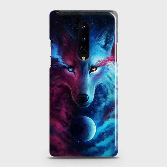 OnePlus 8 5G Cover - Infinity Wolf Trendy Printed Hard Case with Life Time Colors Guarantee b64