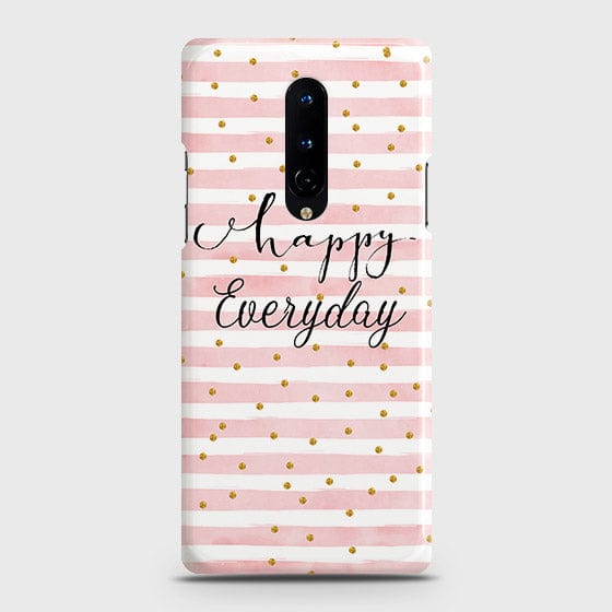 OnePlus 8 5G - Trendy Happy Everyday Case with Life Time Colors Guarantee