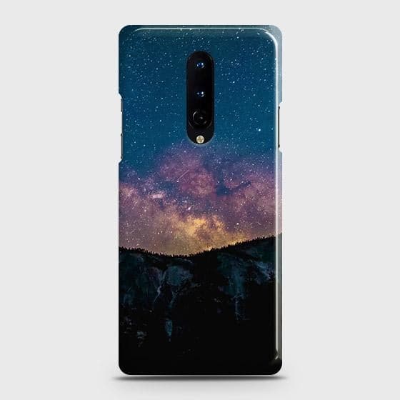 OnePlus 8 4G Cover - Matte Finish - Embrace Dark Galaxy  Trendy Printed Hard Case with Life Time Colors Guarantee