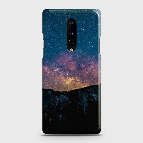 OnePlus 8 5G Cover - Matte Finish - Embrace Dark Galaxy  Trendy Printed Hard Case with Life Time Colors Guarantee
