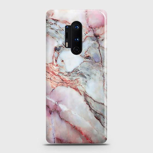 OnePlus 8 Pro Cover - Violet Sky Marble Trendy Printed Hard Case with Life Time Colors Guarantee