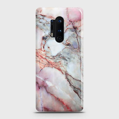 OnePlus 8 Pro Cover - Violet Sky Marble Trendy Printed Hard Case with Life Time Colors Guarantee