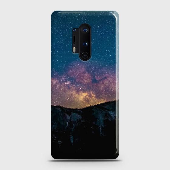 OnePlus 8 Pro Cover - Matte Finish - Embrace Dark Galaxy  Trendy Printed Hard Case with Life Time Colors Guarantee