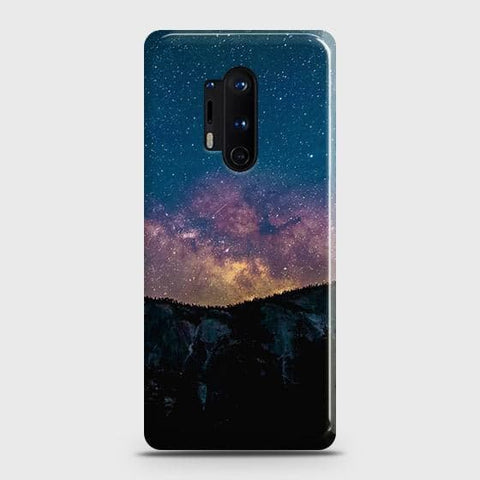 OnePlus 8 Pro Cover - Matte Finish - Embrace Dark Galaxy  Trendy Printed Hard Case with Life Time Colors Guarantee