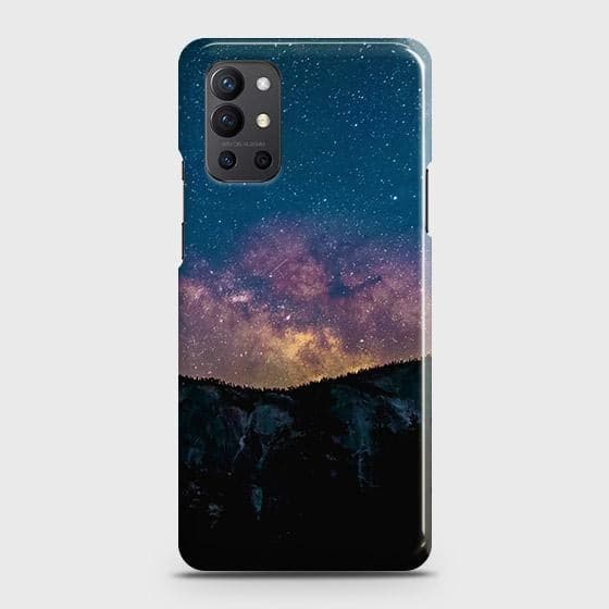 OnePlus 9R Cover - Matte Finish - Embrace Dark Galaxy  Trendy Printed Hard Case with Life Time Colors Guarantee