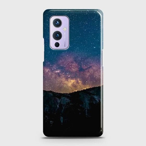 OnePlus 9 Cover - Matte Finish - Embrace Dark Galaxy  Trendy Printed Hard Case with Life Time Colors Guarantee (Fast Delivery)