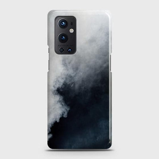 OnePlus 9 Pro Cover - Matte Finish - Trendy Misty White and Black Marble Printed Hard Case with Life Time Colors Guarantee