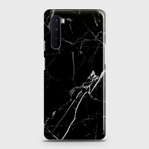 OnePlus Nord Cover - Black Modern Classic Marble Printed Hard Case with Life Time Colors Guarantee