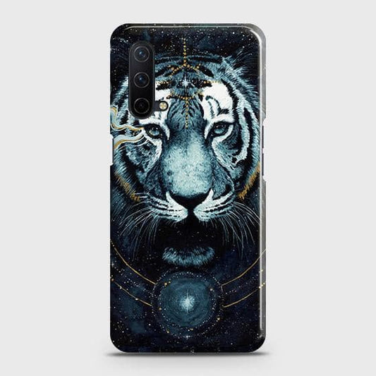 OnePlus Nord CE 5G Cover - Vintage Galaxy Tiger Printed Hard Case with Life Time Colors Guarantee b63