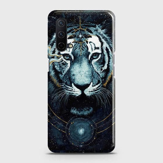 OnePlus Nord CE 5G Cover - Vintage Galaxy Tiger Printed Hard Case with Life Time Colors Guarantee b63 (Fast Delivery)