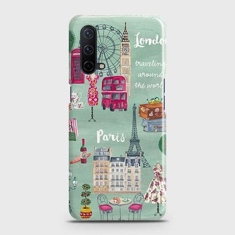 OnePlus Nord CE 5G Cover - Matte Finish - London, Paris, New York ModernPrinted Hard Case with Life Time Colors Guarantee ( Fast Delivery )