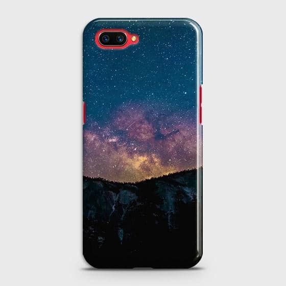 Oppo A12e Cover - Matte Finish - Embrace Dark Galaxy  Trendy Printed Hard Case with Life Time Colors Guarantee