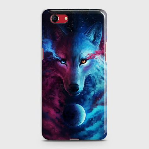 Oppo A1k Cover - Infinity Wolf Trendy Printed Hard Case with Life Time Colors Guarantee