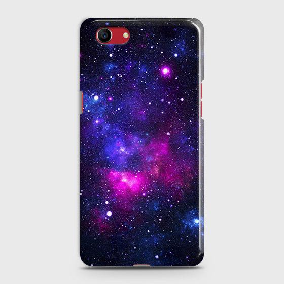 Oppo A1k Cover - Dark Galaxy Stars Modern Printed Hard Case with Life Time Colors Guarantee