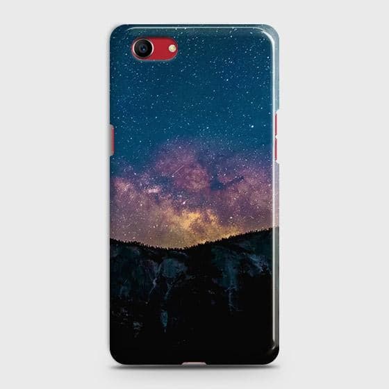Oppo A1k Cover - Matte Finish - Embrace Dark Galaxy  Trendy Printed Hard Case with Life Time Colors Guarantee