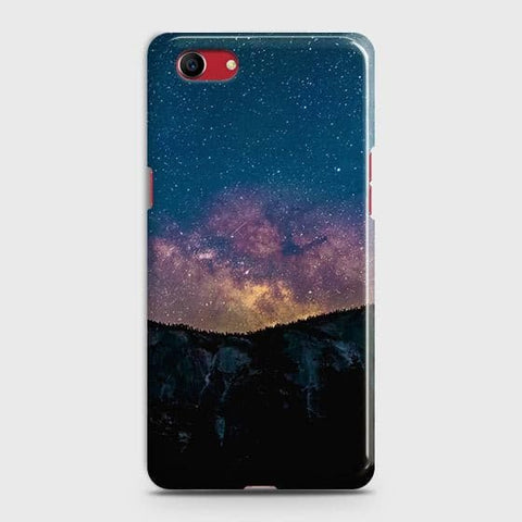 Oppo A1k Cover - Matte Finish - Embrace Dark Galaxy  Trendy Printed Hard Case with Life Time Colors Guarantee