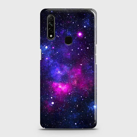 Oppo A31 Cover - Dark Galaxy Stars Modern Printed Hard Case with Life Time Colors Guarantee