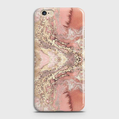 Oppo A39 Cover - Trendy Chic Rose Gold Marble Printed Hard Case with Life Time Colors Guarantee