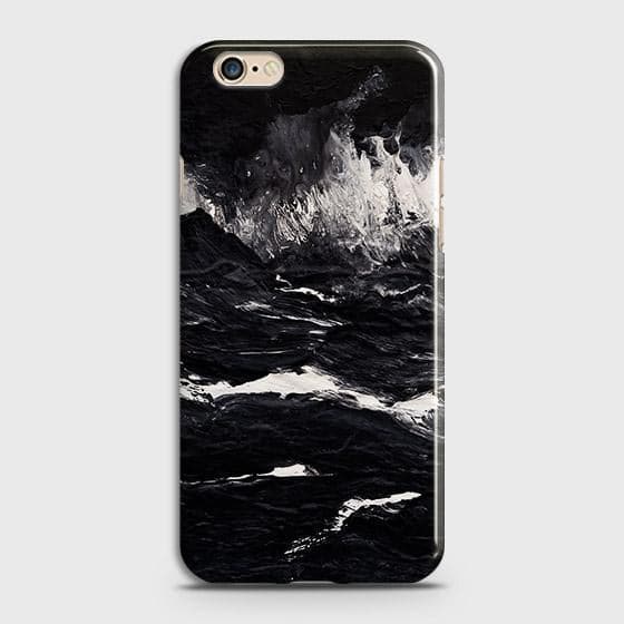 Oppo A39 Cover - Black Ocean Marble Trendy Printed Hard Case with Life Time Colors Guarantee