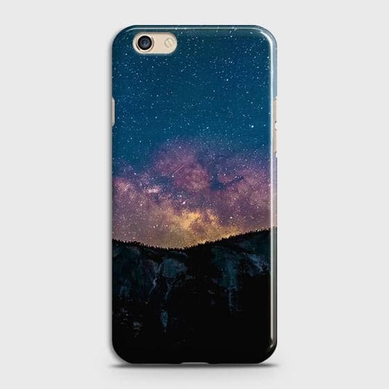 Oppo A59 Cover - Matte Finish - Embrace Dark Galaxy  Trendy Printed Hard Case with Life Time Colors Guarantee