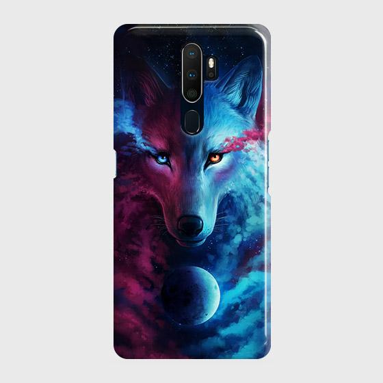 Oppo A5 2020 Cover - Infinity Wolf Trendy Printed Hard Case with Life Time Colors Guarantee