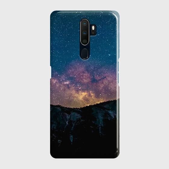 Oppo A5 2020 Cover - Matte Finish - Embrace Dark Galaxy  Trendy Printed Hard Case with Life Time Colors Guarantee