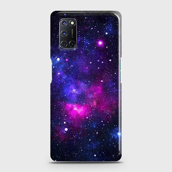 Oppo A92 Cover - Dark Galaxy Stars Modern Printed Hard Case with Life Time Colors Guarantee b42