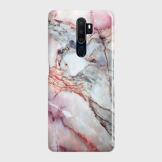 Oppo A9 2020 Cover - Violet Sky Marble Trendy Printed Hard Case with Life Time Colors Guarantee
