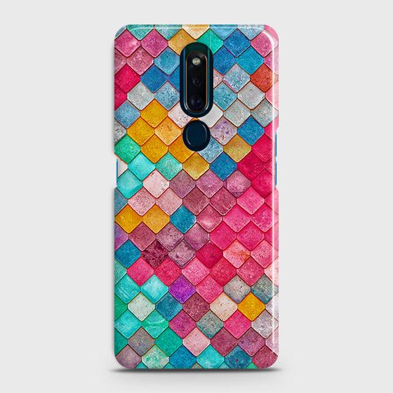 Oppo F11 Pro Cover - Chic Colorful Mermaid Printed Hard Case with Life Time Colors Guarantee(1)